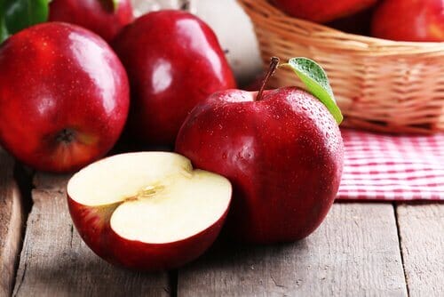 Three whole apples and a half.