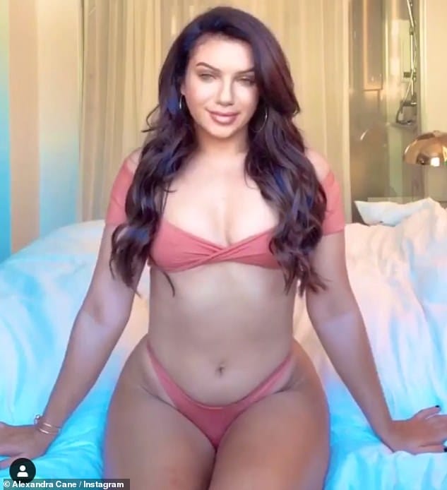 Doing it for me: Since losing weight, the former Love Island star has trailed her upcoming 'exercise & nutrition plan' (pictured: The star back in March)