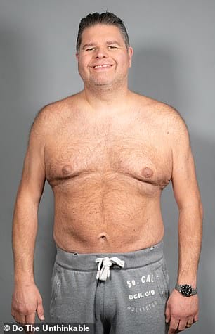 Healthy: Now Jonathan enjoys three regular meals a day with high protein porridge for breakfast and protein rich chicken and steak dishes for lunch and dinner