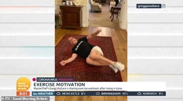 This is how you do it! He has also been sharing his daily workouts from his Kent home with fans on Instagram