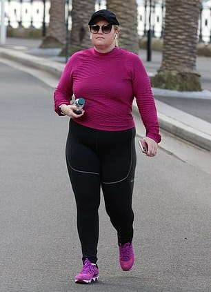 Stunning: The Bridesmaids actress has lost an estimated 18 kilograms form her frame after dedicating this year to getting as fit and healthy as possible