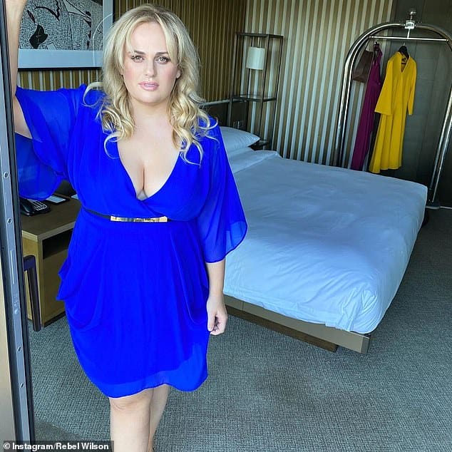 Slim and trim: The actress has been working hard on her body transformation, already dropping an estimated 18kg