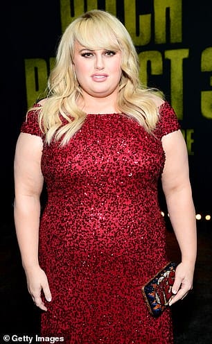 She's the new Adele! Rebel Wilson has already lost 18kg, according to a team of diet experts. Pictured in December 2017