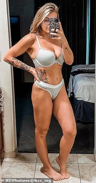 Transformed: Florida-based mother-of-three Alexis Fish, 25, has revealed how she shed half her body weight after flying to Mexico to undergo bariatric surgery