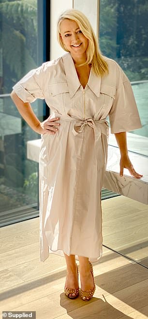 'I finally feel like my old self again': The mother of one embarked on her weight loss journey in June after signing with WW (previously known as Weight Watchers) as a celebrity ambassador. Pictured before her weight loss