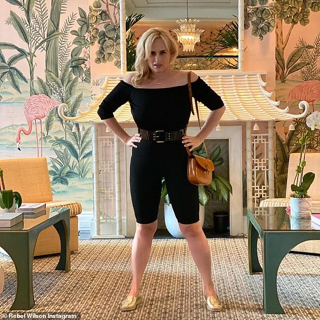 Looking good: According to People magazine, Rebel's remarkable transformation is partially down to following the Mayr Method diet plan
