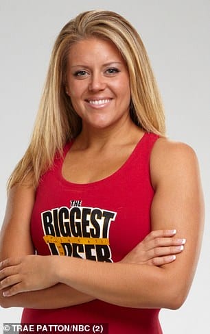 The met met on the 12th season of the competition series in 2011. In five months, she lost 80 pounds and weighed 174 pounds