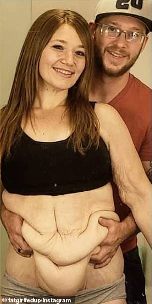 True love: She also said that Danny has always loved and supported her no matter what her weight was