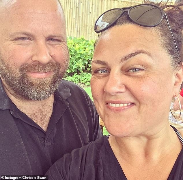 Dedicated co-parents: It comes after Chrissie finally confirmed her split from her partner-of-15-years, Chris Saville, following months of speculation. 'We still live together. We talk all the time. So it's not really that different,' Chrissie explained