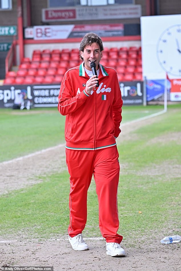 Candid: The former TOWIE star has been both open and honest regarding his years-long battle with binge eating, having once tipped the scales at 27 stone before having a gastric sleeve fitted last year