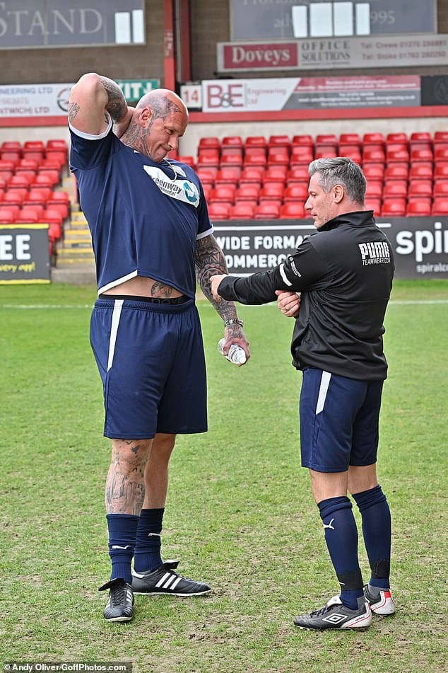 Charity: Sellebrity Soccer was launched by Darren Eadie and Kevin Cooper in 2012 to raise money for charity by organising celebrity football matches