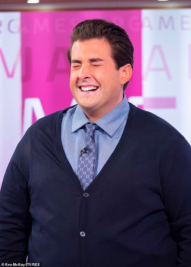 Careful now: James also revealed to MailOnline that he still has to be mindful when it comes to his diet, despite having his gastric sleeve (pictured in 2019)