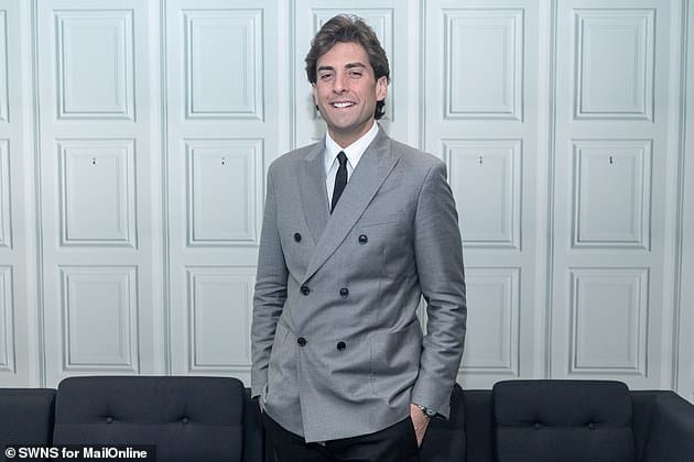 Looking great: The star also revealed that his friends are embarrassed to go to dinner with him now because he has to eat little and often and will often ask for a doggy bag to go