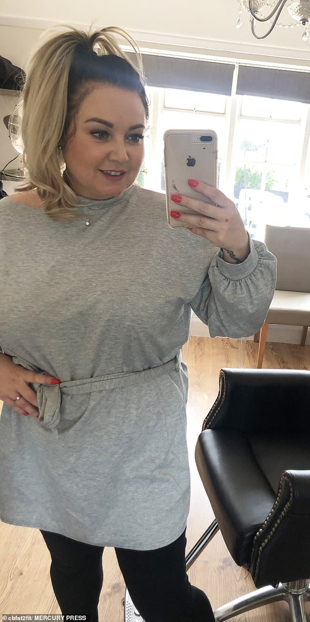 Charmaine (pictured before) considered undergoing weightloss surgery in Turkey, but instead decided to dedicate 16 months of her life to tackling her bad eating habits