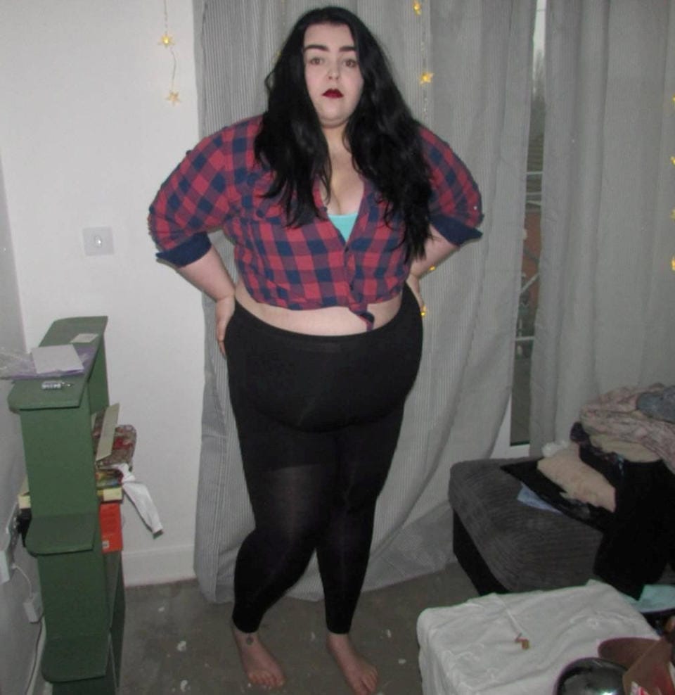 Bullied Clara Barrett says her weight ballooned in her 20s. (SWNS)