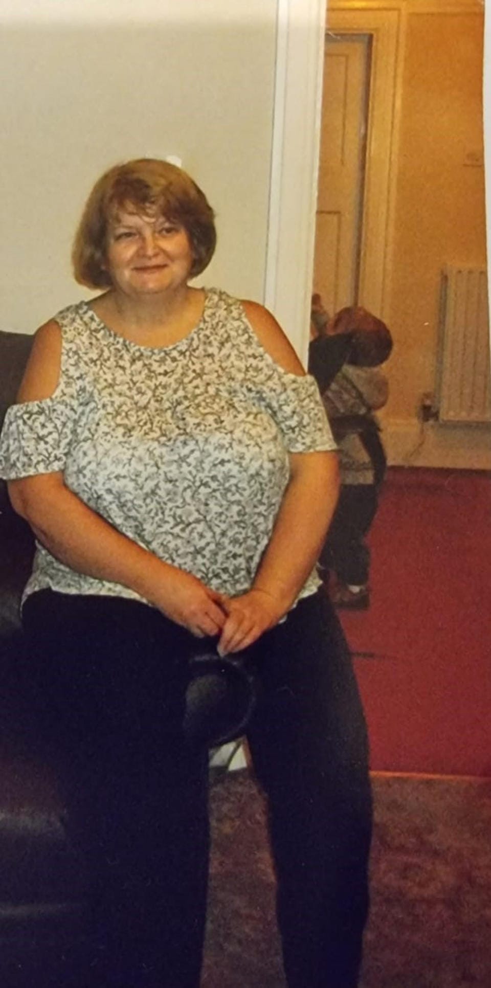 Burnell, wearing size 20 clothes, at Christmas in 2017. (Collect/PA Real Life)