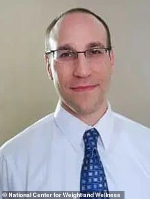 Dr Scott Kahan (pictured), director of the National Center for Weight & Wellness in Washington D.C., warns that the online weight loss industry is 'bogus and nonsense and predatory'
