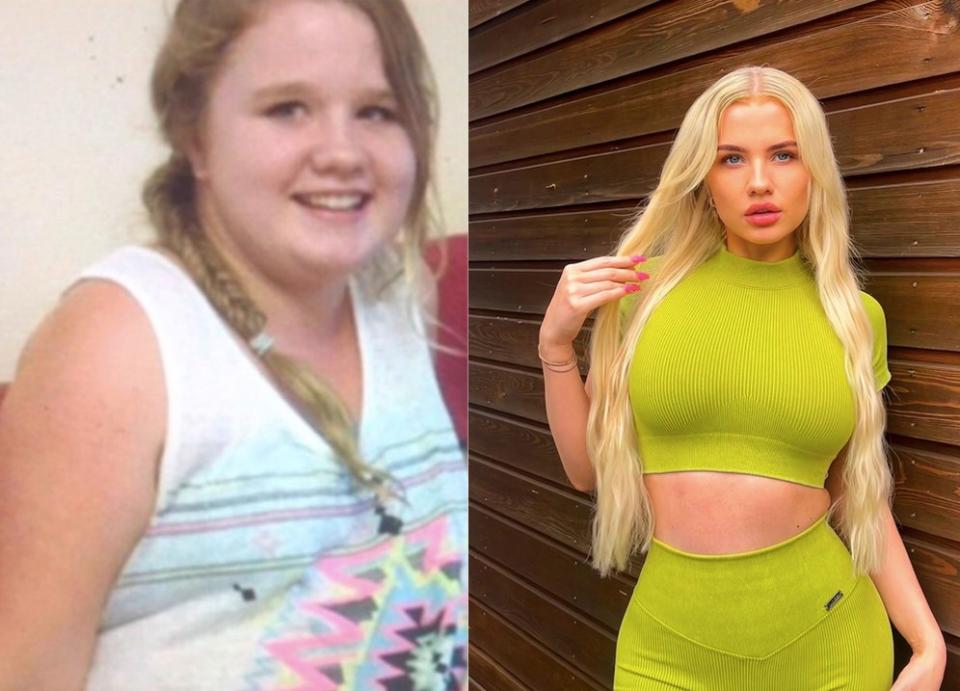 Daniella Hemsley went from a size 20 to a size 8. (@daniella.hemlsey/CATERS)